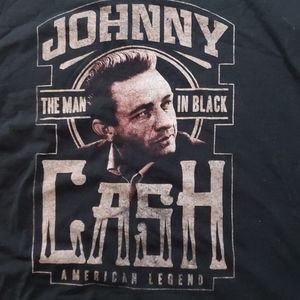 Johnny caah man in black tshirt